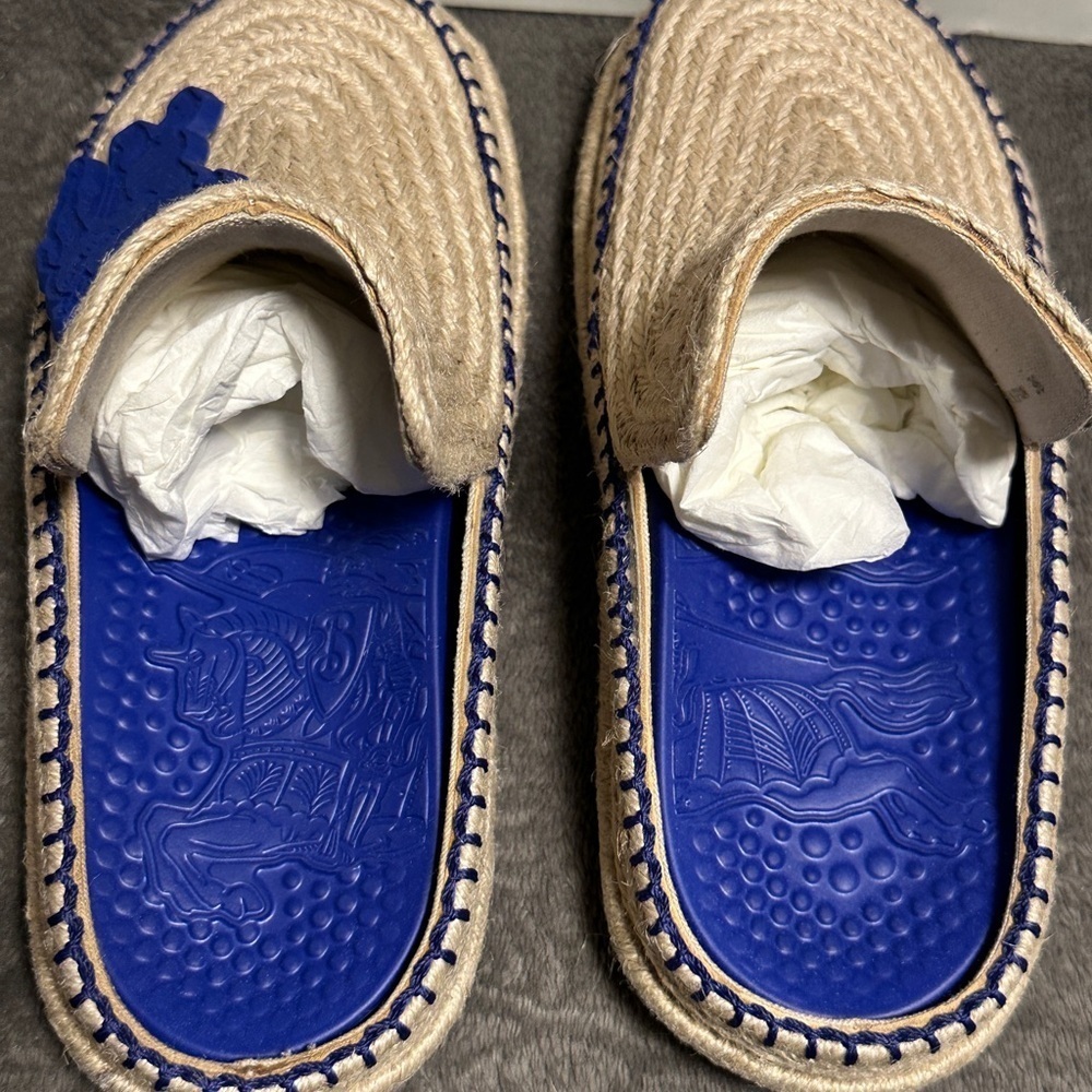 Burberry Cord Woven Clogs Women’s Size 36 EU / US 6 – New - Picture 10 of 14